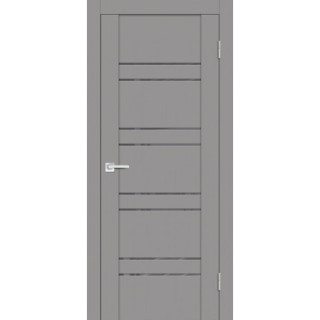 Дверь PST-1 серый лакобель серый бархат