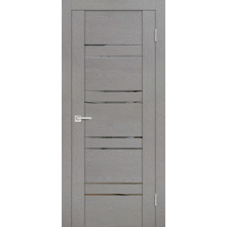 Дверь PST-1 Зеркало тонированное серый ясень