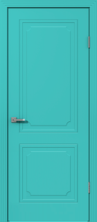 Межкомнатная дверь из массива сосны Граф "Dar" 5.0 ДГ RAL 6027