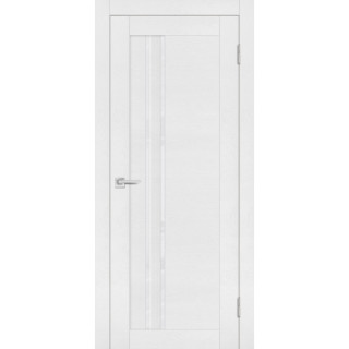 Дверь PST-10 белоснежный лакобель белый ясень
