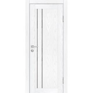 Дверь PSM-10 серый лакобель Дуб скай белый