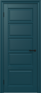 Межкомнатная дверь из массива ольхи Граф "BN" 4.0 ДГ RAL 5001