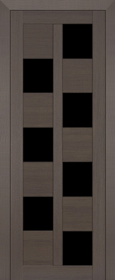 Дверь ДО 36X Стекло: Черный Триплекс Цвет: Грей Мелинга