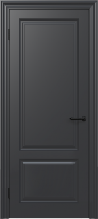 Межкомнатная дверь из массива ольхи Граф "BN" 1.0 ДГ RAL 7024