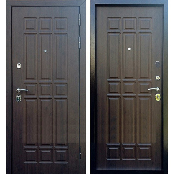 Дверь входная металлическая (железная) Граф Сенатор венге - венге