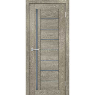 Дверь ТЕХНО-801 графит сатинат Гриджио