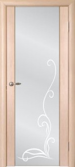 Дверь ДО Люкс-1 Стекло триплекс с рисунком