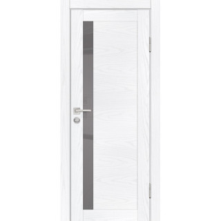Дверь PSM-11 серый лакобель Дуб скай белый