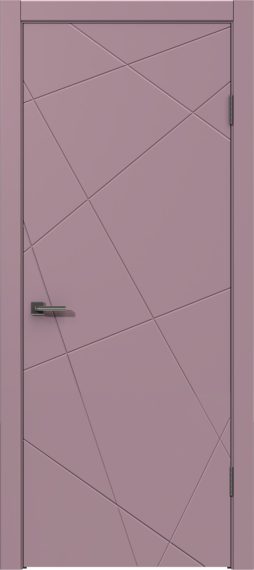 Межкомнатная дверь из массива сосны Граф "Nord" 5.1 ДГ RAL 4009