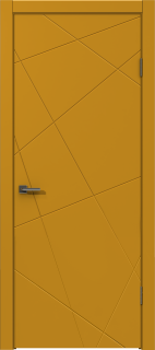 Межкомнатная дверь из массива сосны Граф "Nord" 5.1 ДГ RAL 1032
