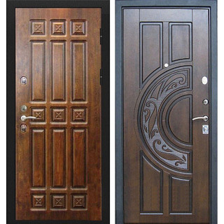 Дверь входная металлическая (железная) Граф Олимп Vinorit Golden 33 - Vinorit Golden патина