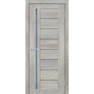 Дверь ТЕХНО-801 графит сатинат Чиаро гриджио