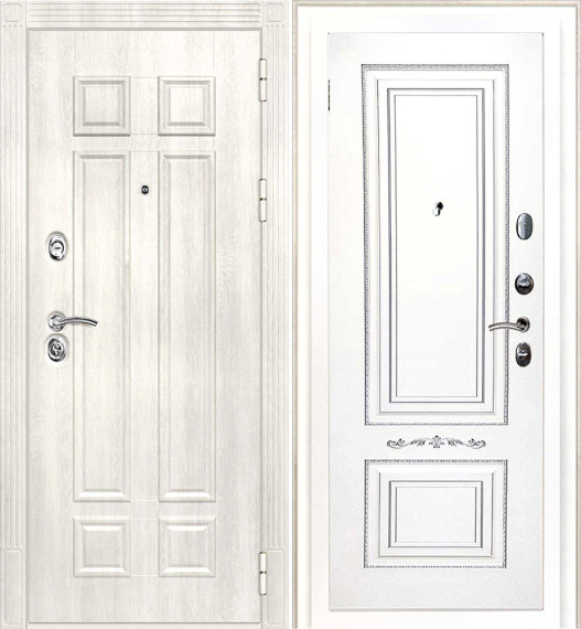 Дверь Гера-2 / Смальта-04 Шагрень RAL 1013