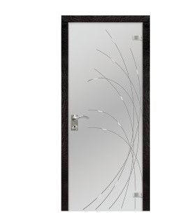 Стеклянная дверь Дариано Вербена матовое стекло
