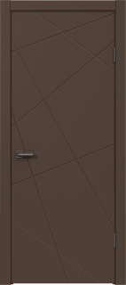 Межкомнатная дверь из массива сосны Граф "Nord" 5.1 ДГ RAL 8028