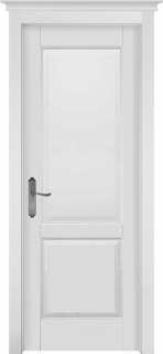 Межкомнатная дверь из массива ольхи Граф "EVR" ДГ эмаль белая