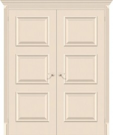 Дверь Классико-16 двойная ДГ Ivory