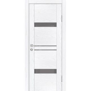 Дверь PSM-12 серый лакобель Дуб скай белый