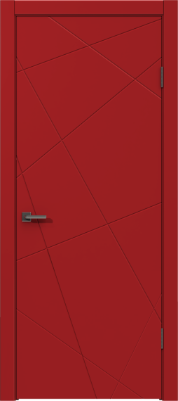 Межкомнатная дверь из массива сосны Граф "Nord" 5.1 ДГ RAL 3000