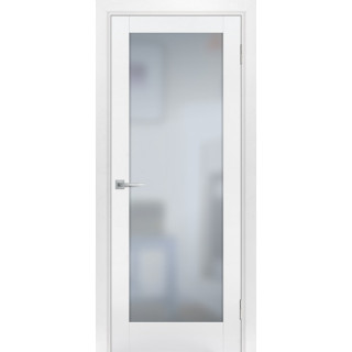 Дверь PSE-25 белый сатинат Белоснежный