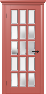 Межкомнатная дверь из массива ольхи Граф "BN" 7.0 ДО ФМ RAL 3014