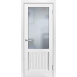 Дверь PSE-27 белый сатинат Белоснежный