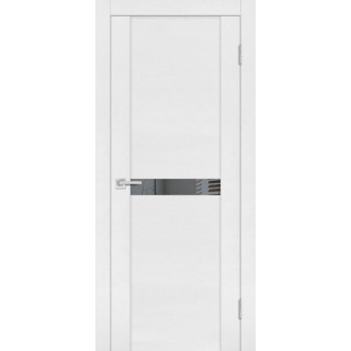 Дверь PST-3 Зеркало тонированное белый ясень