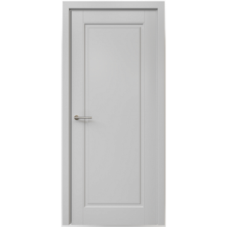 Межкомнатная дверь Классика-1 СерыйВ цвет полотна Эмаль ПГ