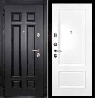 Дверь Гера-2 / Смальта-07 Шагрень черный