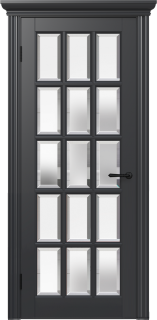 Межкомнатная дверь из массива ольхи Граф "BN" 7.0 ДО ФМ RAL 7024