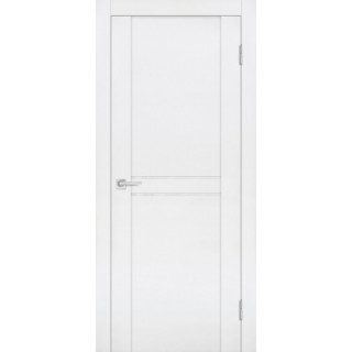 Дверь PST-4 белоснежный лакобель белый бархат