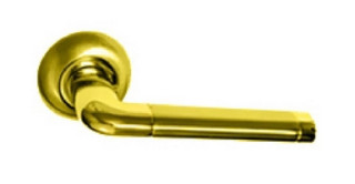 Дверная ручка V28 Латунь золото 
